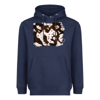 Navy cowhide Heavyweight Hoodie - RanaPortraitStore