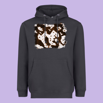 Cowhide Heavyweight Hoodie Designed By Ranaportraitstore