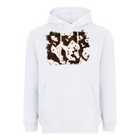 White cowhide Heavyweight Hoodie - RanaPortraitStore