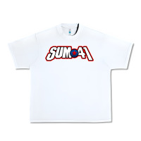White Artwork SUM41 Urban Heavy Tee - linhVisuals