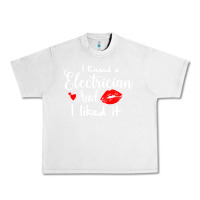 Lunar Rock i kissed an electrician and i liked it for girlfriend wife pullover ho Urban Heavy Tee - linhVisuals