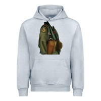 Heather Grey english pointer airforce Urban Hoodie - RanaPortraitStore