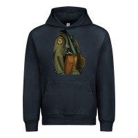 Navy english pointer airforce Urban Hoodie - RanaPortraitStore