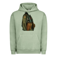 Pigment Oil Green english pointer airforce Urban Hoodie - RanaPortraitStore