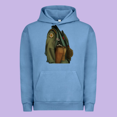 English Pointer Airforce Urban Hoodie Designed By Ranaportraitstore