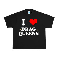 Black i love drag queens  i heart drag queens t shirt Urban Heavy Tee - linhVisuals