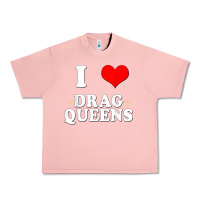 Salmon i love drag queens  i heart drag queens t shirt Urban Heavy Tee - linhVisuals