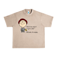 French Oak this is my cup of i give a sh!t oh look it’s empty t shirt Urban Heavy Tee - linhVisuals