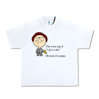 White this is my cup of i give a sh!t oh look it’s empty t shirt Urban Heavy Tee - linhVisuals
