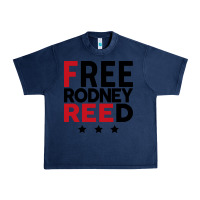 Navy free rodney reed Urban Heavy Tee - linhVisuals
