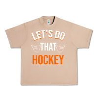 Burro Lets Do That Hockey Urban Heavy Tee - linhVisuals