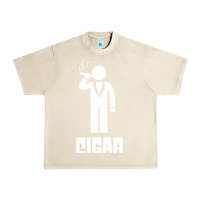 Sandshell cigar smoker Urban Heavy Tee - linhVisuals