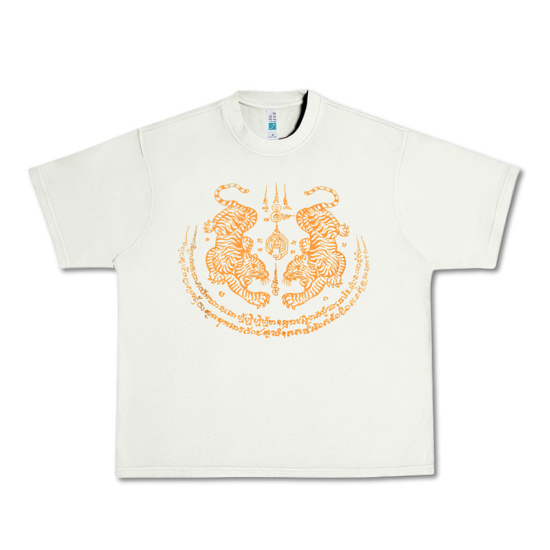 Twin Tiger Sak Yant Tattoo Muay Thai Thailand Martial Art Tank Top Urban Heavy Tee by linhVisuals | Teevron