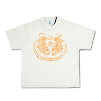 Pistachio twin tiger sak yant tattoo muay thai thailand martial art tank top Urban Heavy Tee - linhVisuals