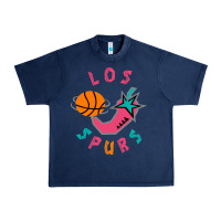 Navy Los Spurs Urban Heavy Tee - linhVisuals