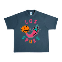 Midnight Navy Los Spurs Urban Heavy Tee - linhVisuals