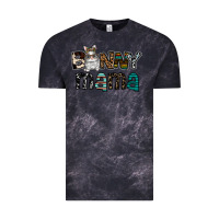 Cloud Black Bunny mama Vintage Tee - CowhideDigitalArt