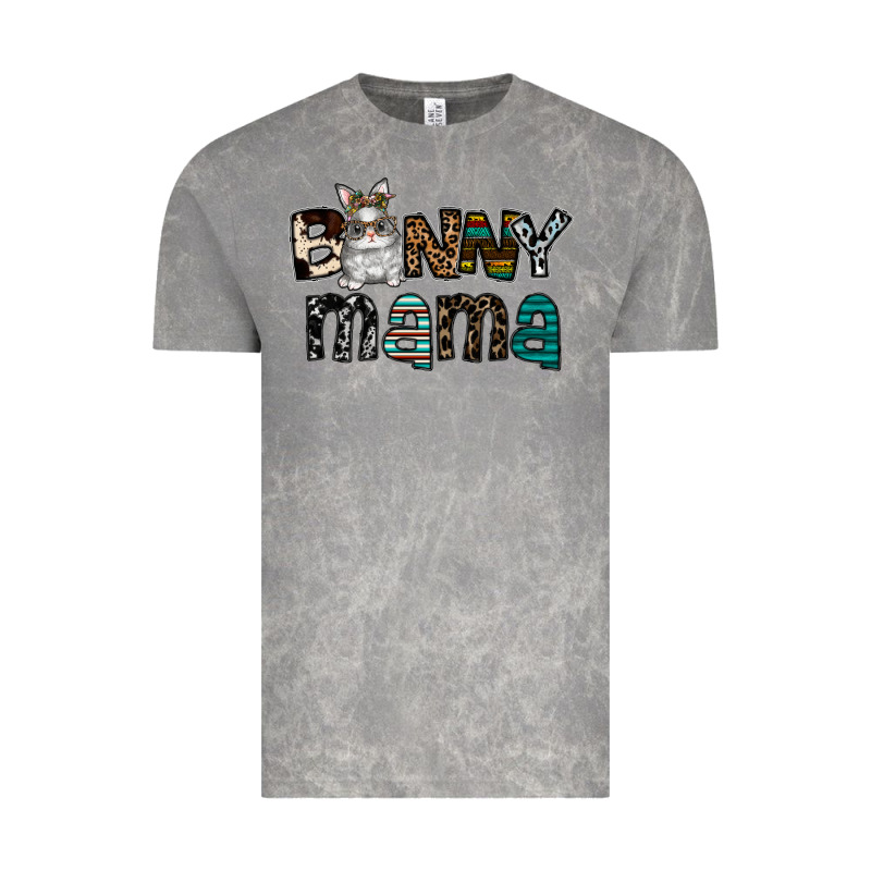Bunny Mama Vintage Tee by CowhideDigitalArt | Teevron