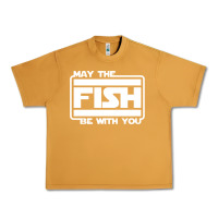 Peanut Butter May The Fish Be With You Fishing3 Urban Heavy Tee - linhVisuals