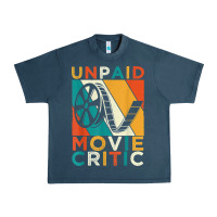 Midnight Navy unpaid movie critic shirt film cinema motion picture fan t shirt Urban Heavy Tee - linhVisuals