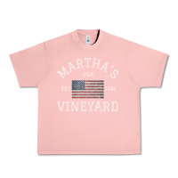 Salmon martha's vineyard massachusetts american flag usa vintage pullover hoo Urban Heavy Tee - linhVisuals
