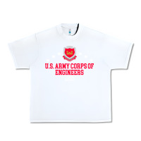 White us army corps of engineers (usace) pullover hoodie Urban Heavy Tee - linhVisuals