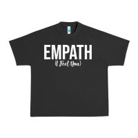 Pigment Black empath i feel you gift for empathetic person empathy pullover hoodie Urban Heavy Tee - linhVisuals