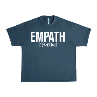 Midnight Navy empath i feel you gift for empathetic person empathy pullover hoodie Urban Heavy Tee - linhVisuals