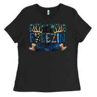 Black freezin season Ladies Tee - SublimationCraftShop