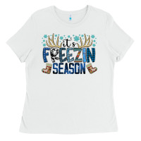 White freezin season Ladies Tee - SublimationCraftShop