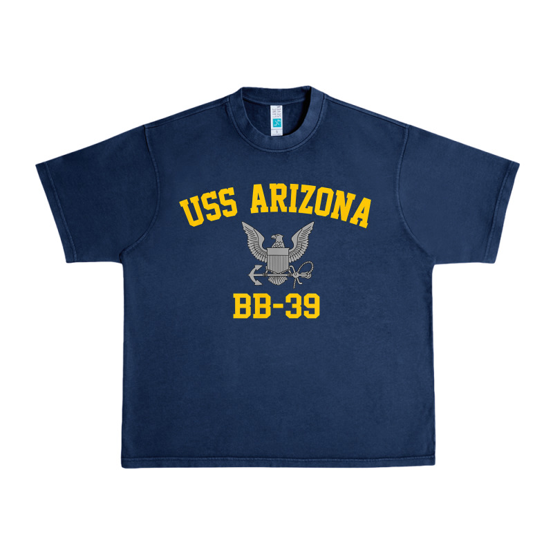 Uss Arizona Bb 39 Battleship T Shirt Urban Heavy Tee by linhVisuals | Teevron