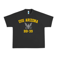 Pigment Black uss arizona bb 39 battleship t shirt Urban Heavy Tee - linhVisuals