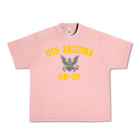 Salmon uss arizona bb 39 battleship t shirt Urban Heavy Tee - linhVisuals