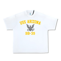 White uss arizona bb 39 battleship t shirt Urban Heavy Tee - linhVisuals