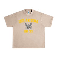 French Oak uss arizona bb 39 battleship t shirt Urban Heavy Tee - linhVisuals