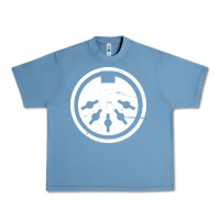 Pebble Blue distressed midi plug synthesizer Urban Heavy Tee - linhVisuals