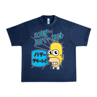 Navy Sparkle simpsons Urban Heavy Tee - linhVisuals