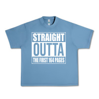Pebble Blue Straight Outta The First 164 Pages Urban Heavy Tee - linhVisuals