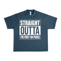 Midnight Navy Straight Outta The First 164 Pages Urban Heavy Tee - linhVisuals
