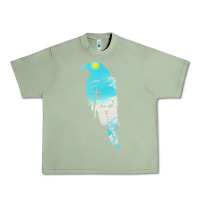 Oil Green raven t  shirt the raven t  shirt Urban Heavy Tee - linhVisuals