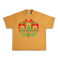 Peanut Butter swedish dala horse folk art t shirt Urban Heavy Tee - linhVisuals