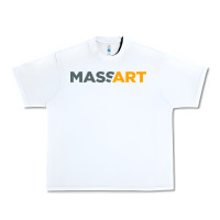 White Massachusetts College of Art and Design Urban Heavy Tee - linhVisuals