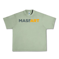 Oil Green Massachusetts College of Art and Design Urban Heavy Tee - linhVisuals