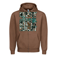 Chestnut Howdy Cowhide Turquoise Zipper Hoodie - Jasminsmagicworld