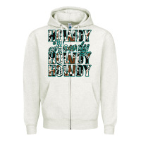 Oatmeal Heather Howdy Cowhide Turquoise Zipper Hoodie - Jasminsmagicworld