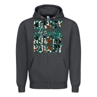 Smoke Howdy Cowhide Turquoise Zipper Hoodie - Jasminsmagicworld