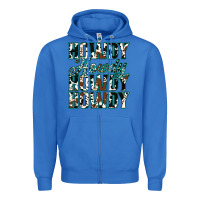 True Royal Howdy Cowhide Turquoise Zipper Hoodie - Jasminsmagicworld