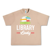 Burro womens funny library lady librarian library assistant t shirt Urban Heavy Tee - linhVisuals