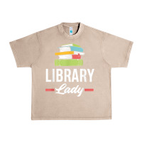 French Oak womens funny library lady librarian library assistant t shirt Urban Heavy Tee - linhVisuals
