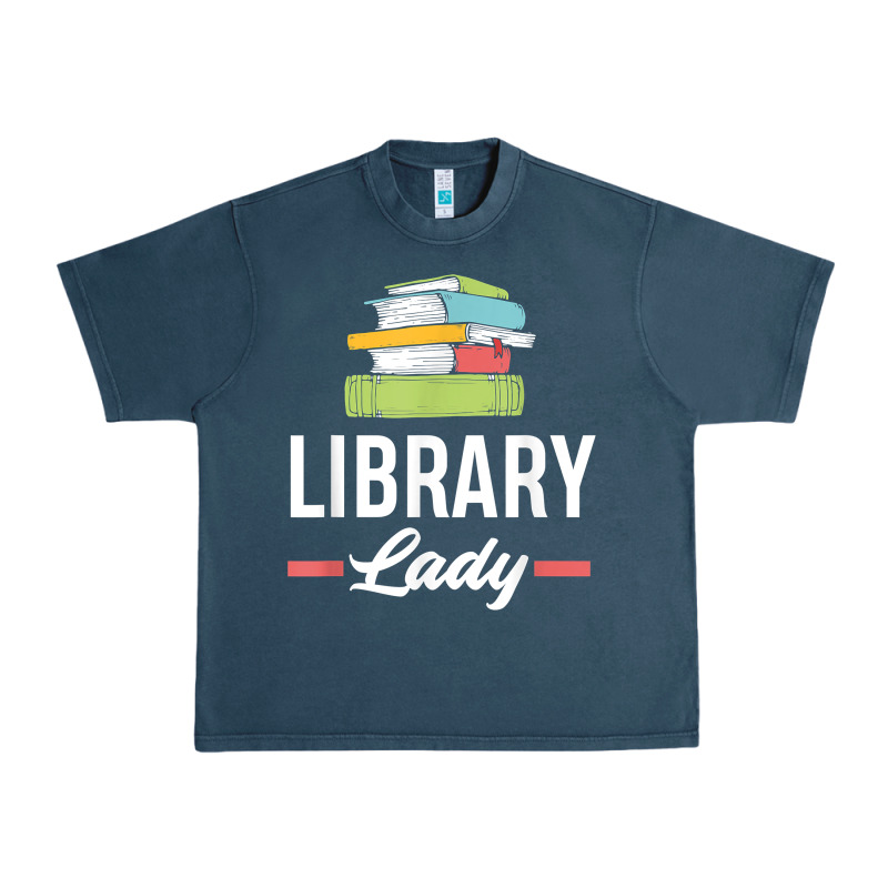 Womens Funny Library Lady Librarian Library Assistant T Shirt Urban Heavy Tee by linhVisuals | Teevron